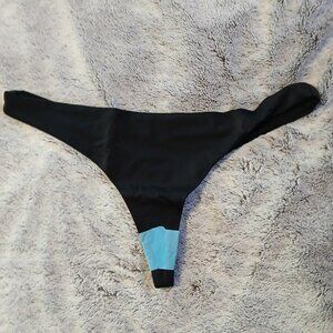 Asos Design Women's recycled M&M Thong Bikini Bottom Black